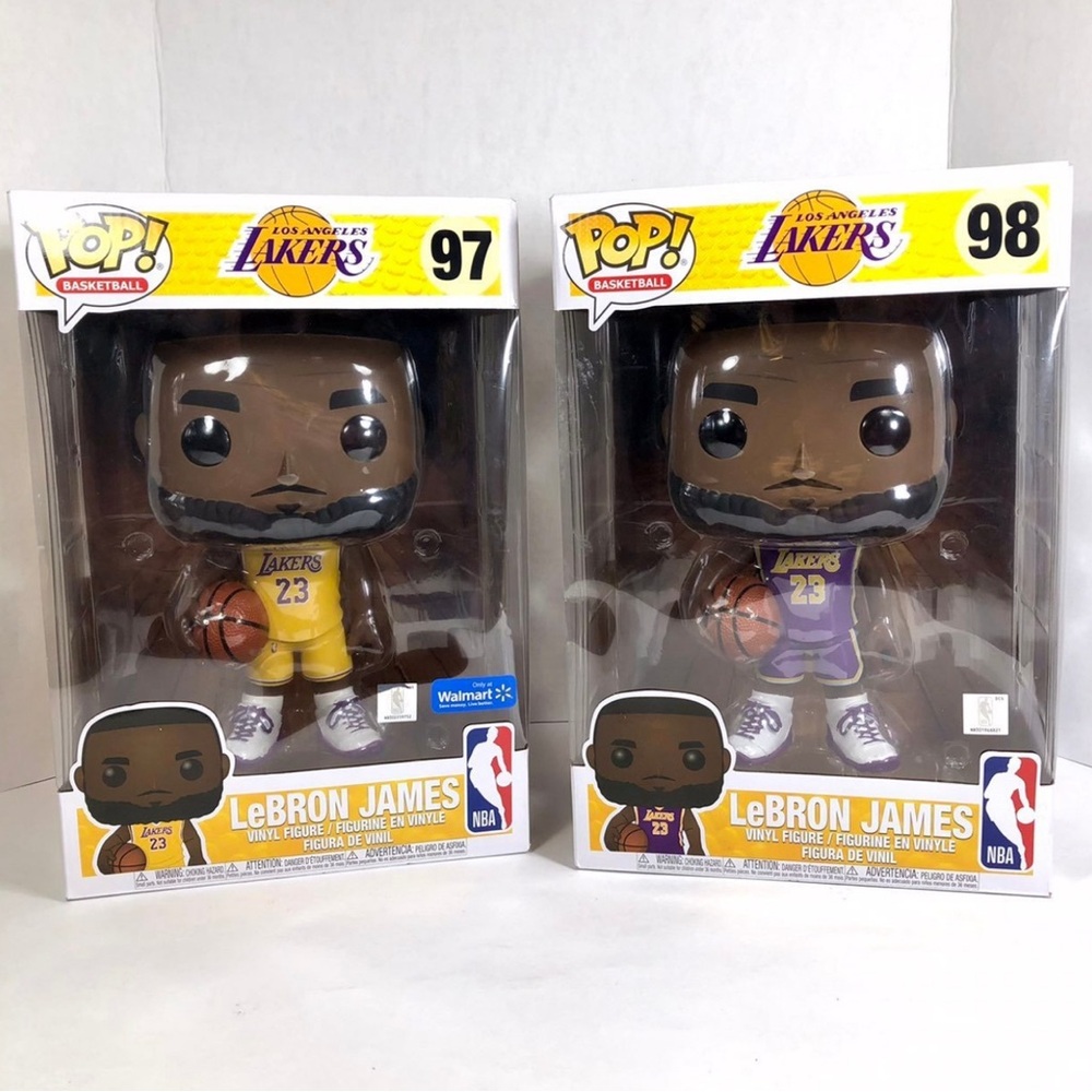 Funko Pop! Basketball: Lebron James Set of 2 Los Angeles Lakers!